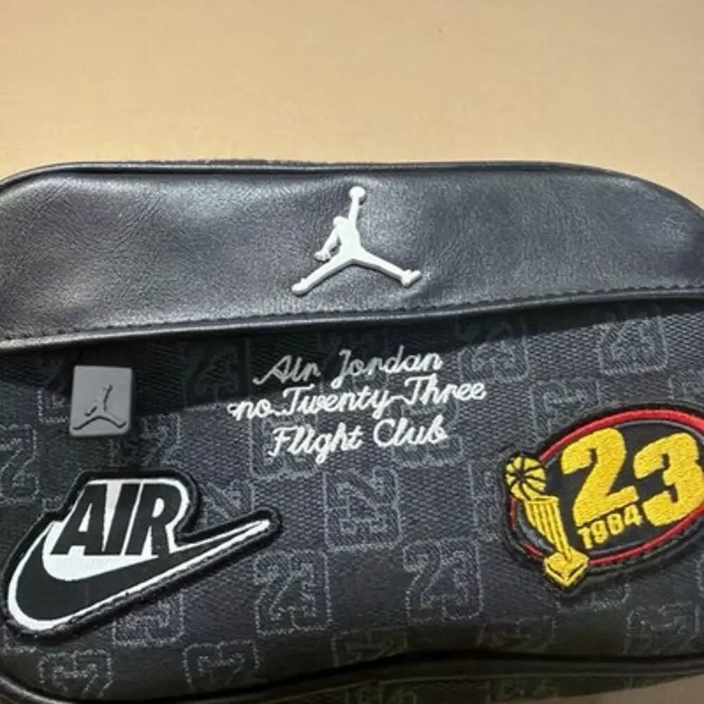 Nike Jordan Crossbody Camera Bag Black Monogram MA9159-023